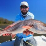 angler caught large redfish
